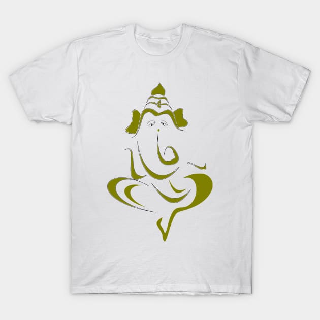 Lord Ganesha T-Shirt by Preet28